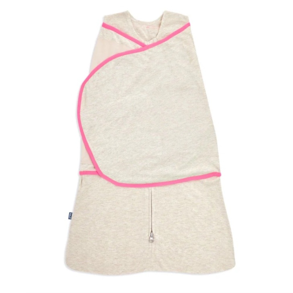 Halo Cream Sleep Sack with Pink Trim